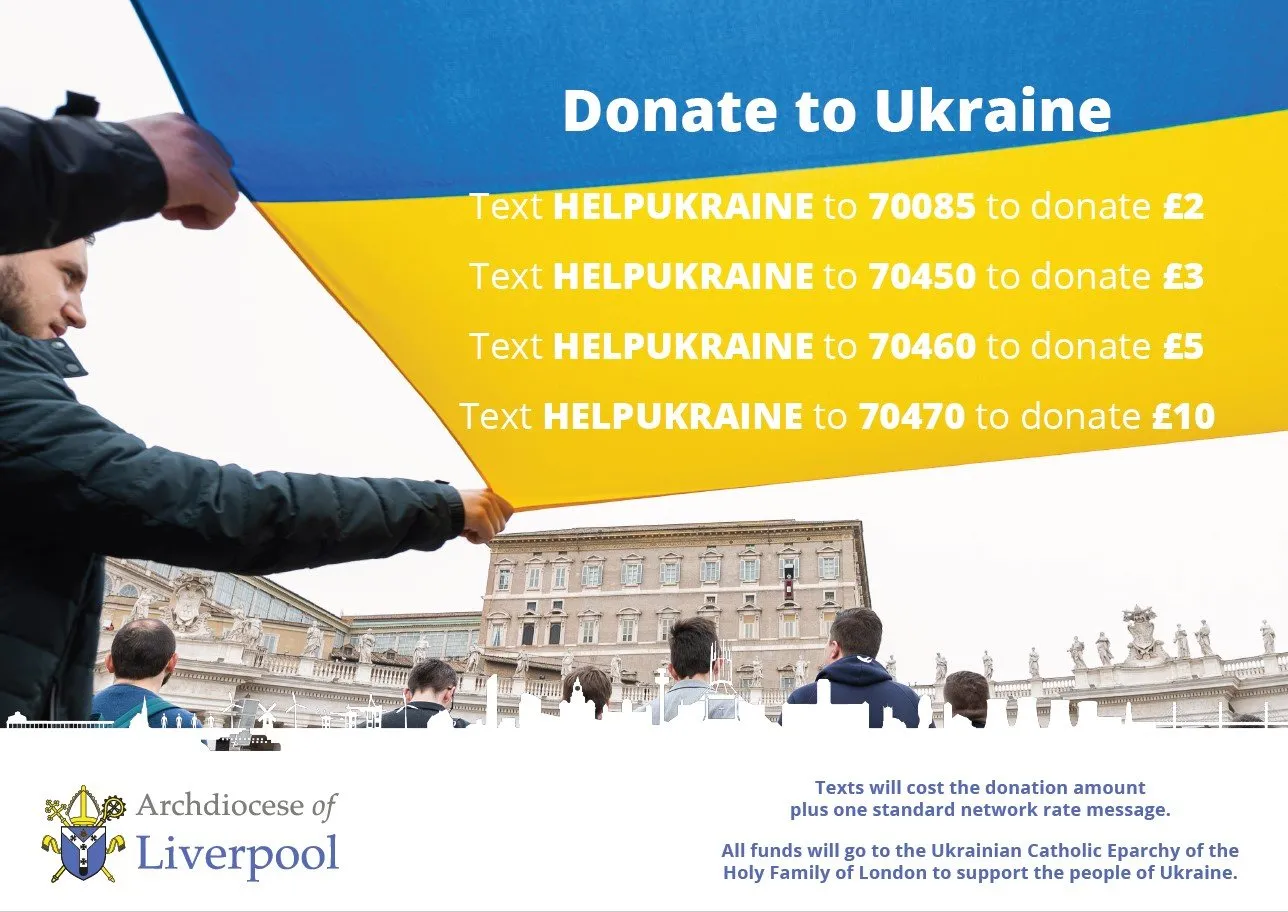 Please see below the numbers to text:  Text&nbsp;HELPUKRAINE&nbsp;to&nbsp;70085&nbsp;to donate&nbsp;£2 &nbsp;  Text&nbsp;HELPUKRAINE&nbsp;to&nbsp;70450&nbsp;to donate&nbsp;£3 &nbsp;  Text&nbsp;HELPUKRAINE&nbsp;to&nbsp;70460&nbsp;to donate&nbsp;£5 &nbsp;  Text&nbsp;HELPUKRAINE&nbsp;to&nbsp;70470&nbsp;to donate&nbsp;£10  (Texts will cost the donation amount plus one standard network rate message.)